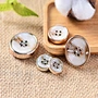 4-holes alloy shirt buttons